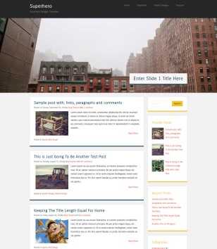 Superhero Responsive