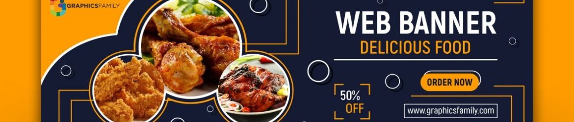 Tasty Food Web Banner Design