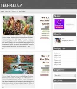 Technology blogger
