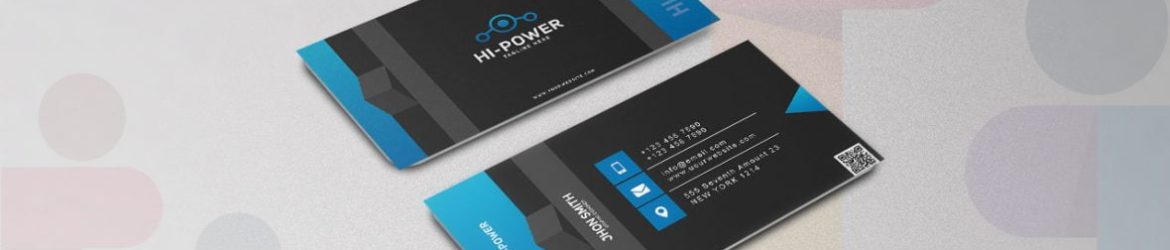 Technology Manager Business Card Design