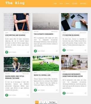 The Blog Theme
