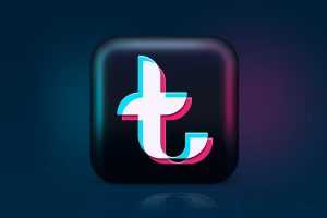 TikTok Icon Logo Mockup