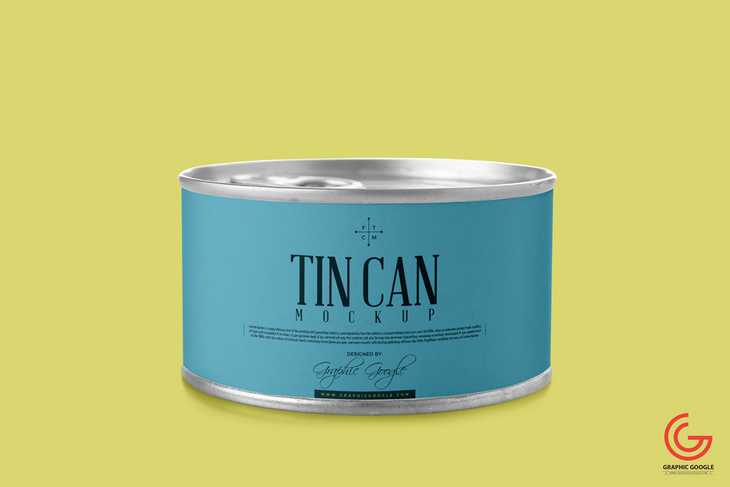 Tin Can PSD Mockup