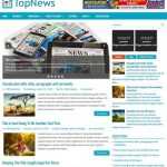 TopNews Blue - Template para Blogger TopNews Blue
