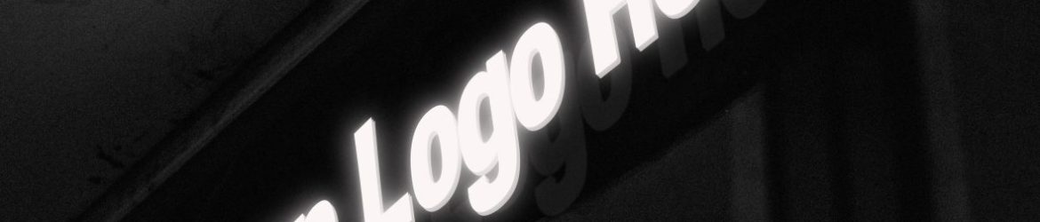 Trademark Sign Photo Logo Mockup