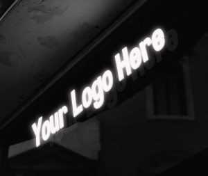Trademark Sign Photo Logo Mockup