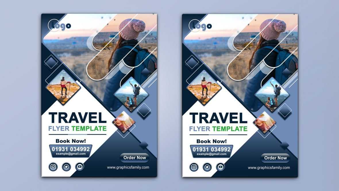 Travel A4 Flyer Design