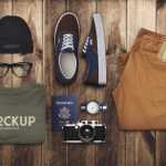 Travel and Clothes Mockup