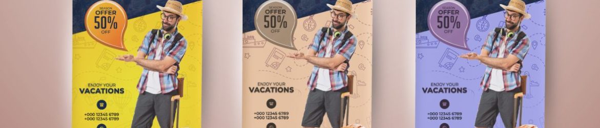 Travel Roll Up Banner Design