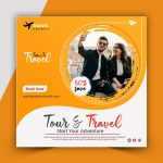 Travelling Instagram post template - Download Grátis Travelling Instagram post template