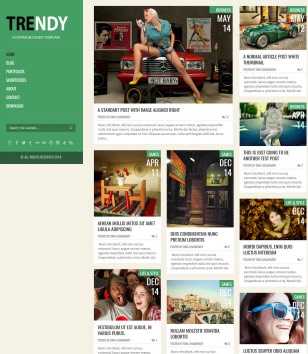 Trendy Red Responsive