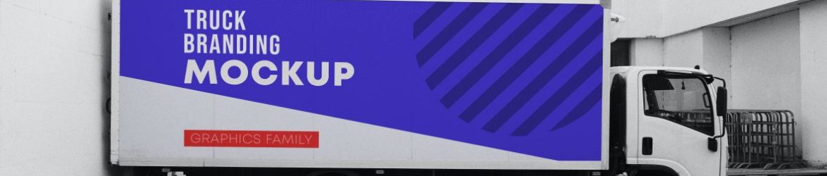 Truck Branding Mockup