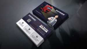 Truck Driver Business Card Design