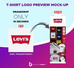 Tshirt Logo Preview Mockup