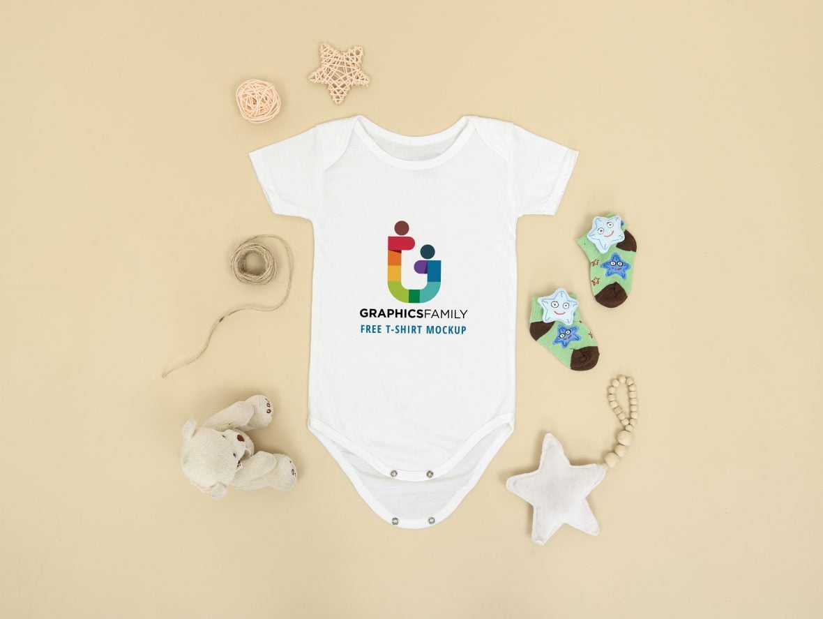 Tshirt Mockup Baby Uni