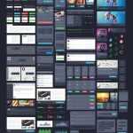 UI Kit Dark - Free PSD Download UI Kit Dark