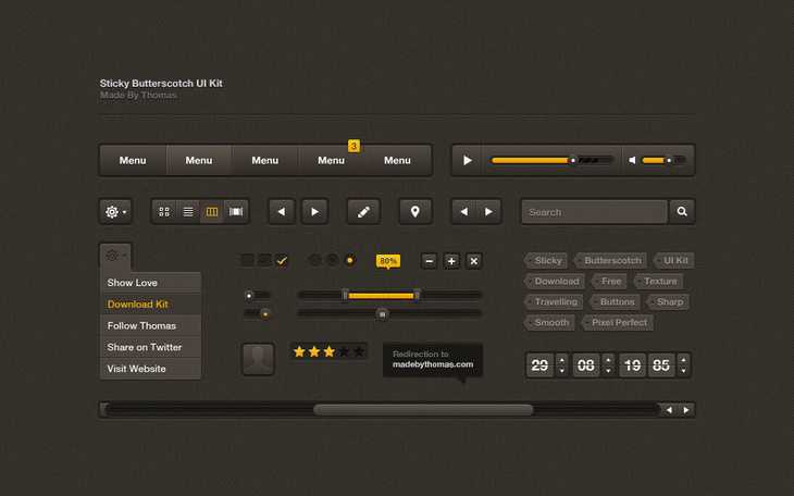 UI Kit Free PSD