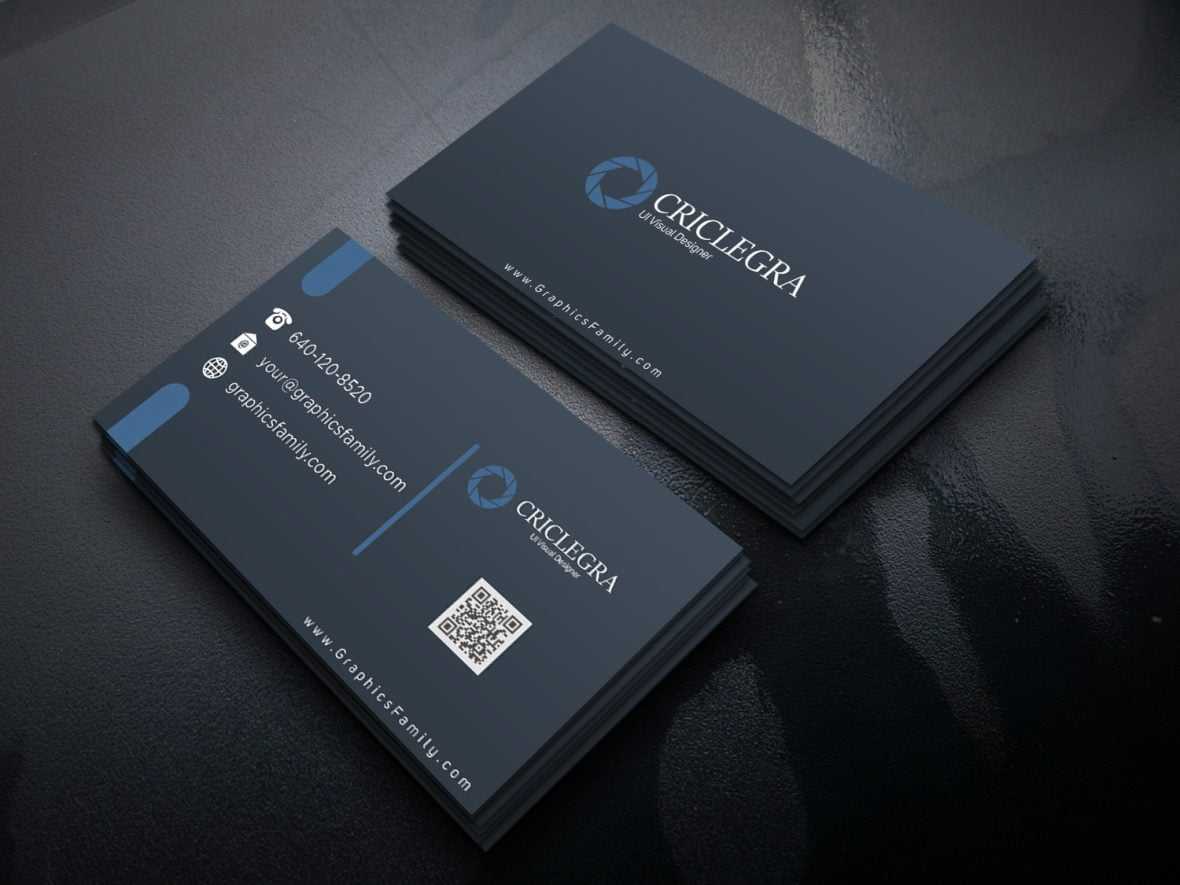 UI Visual Designer Business Card Template