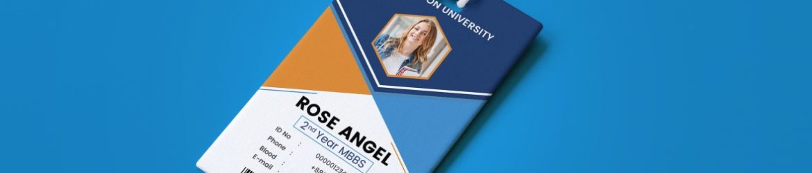 University Id Card Template
