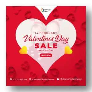 Valentines Day Social Media Template