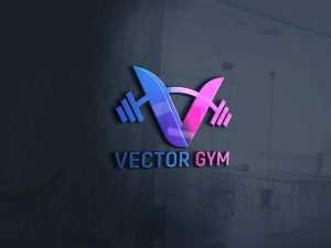 Vector Gym Logo PSD Template