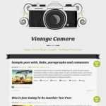 Vintage Camera Responsive - Template para Blogger Vintage Camera Responsive
