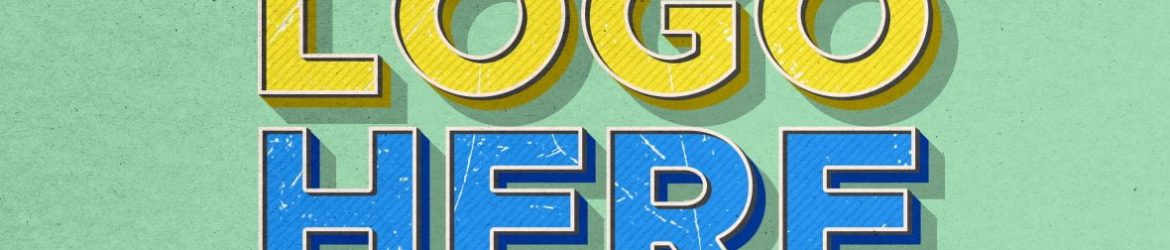 Vintage Effect Logo Mockup