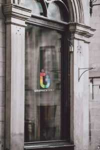 Vintage Glass Logo Mockup