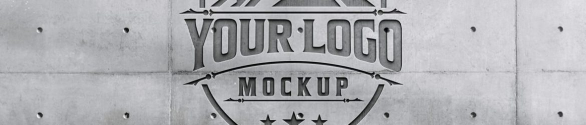 Vintage Wall Logo Mockup