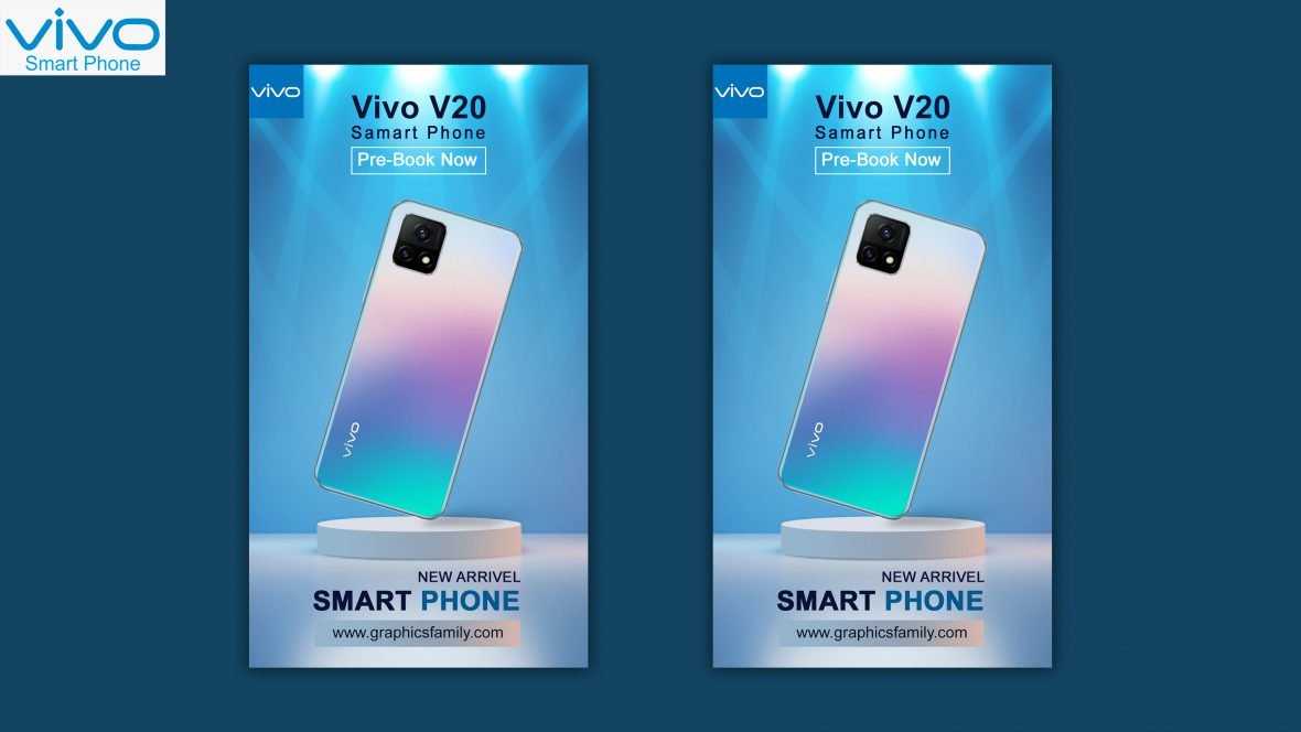 Vivo V20 Instagram Story Ad Design
