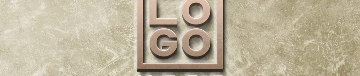 Wall Front Logo Mockup