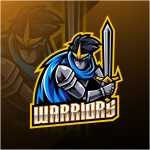 Warriors Esports Gaming Clan Mascot Logo