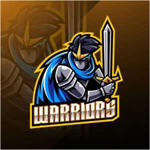 Warriors Esports Gaming Clan Mascot Logo