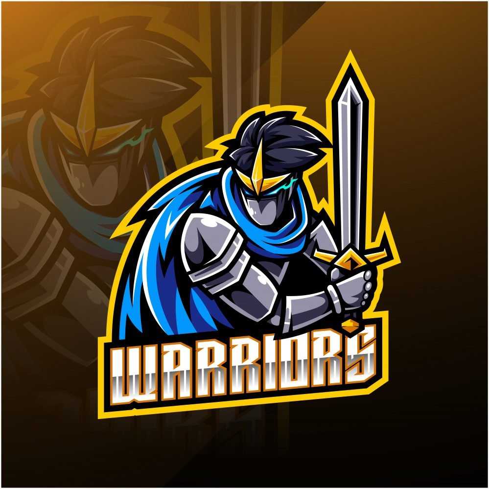 Warriors Esports Gaming Clan Mascot Logo