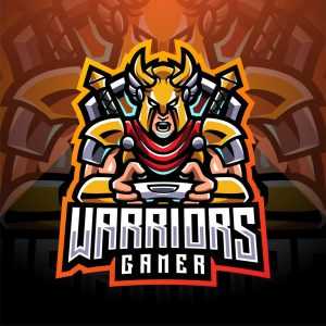 Warriors Gaming Clan Mascot Logo