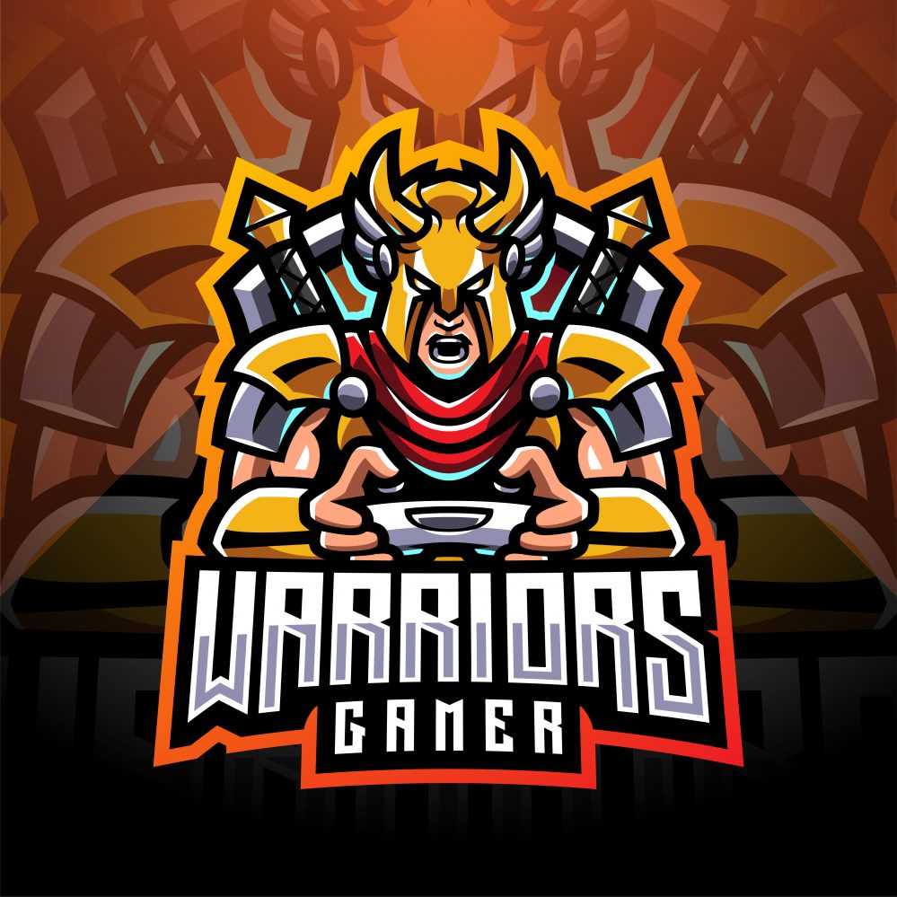 Warriors Gaming Clan Mascot Logo