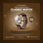 Watch Sale Social Media Advertising Post Design - Download Grátis Watch Sale Social Media Advertising Post Design