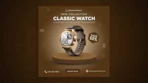 Watch Sale Social Media Advertising Post Design