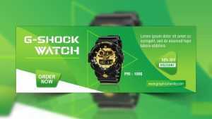 Watch Shop Facebook Cover Design