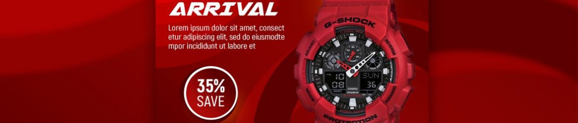 Watches Online Shop Instagram Post Design