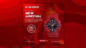Watches Online Shop Instagram Post Design