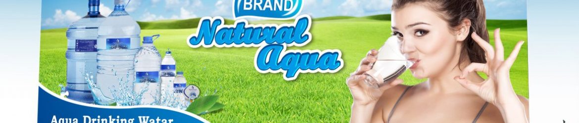 Water Billboard PSD Banner Design
