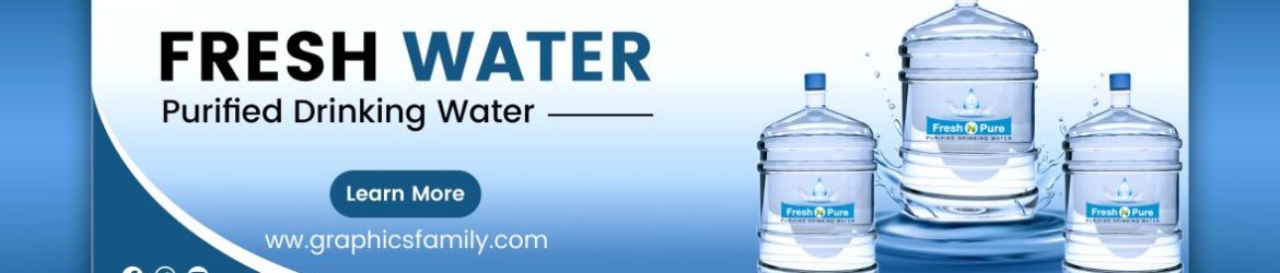 Water Web Banner Design Template