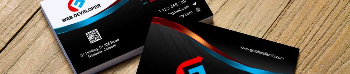 Web Developer Business Card Design
