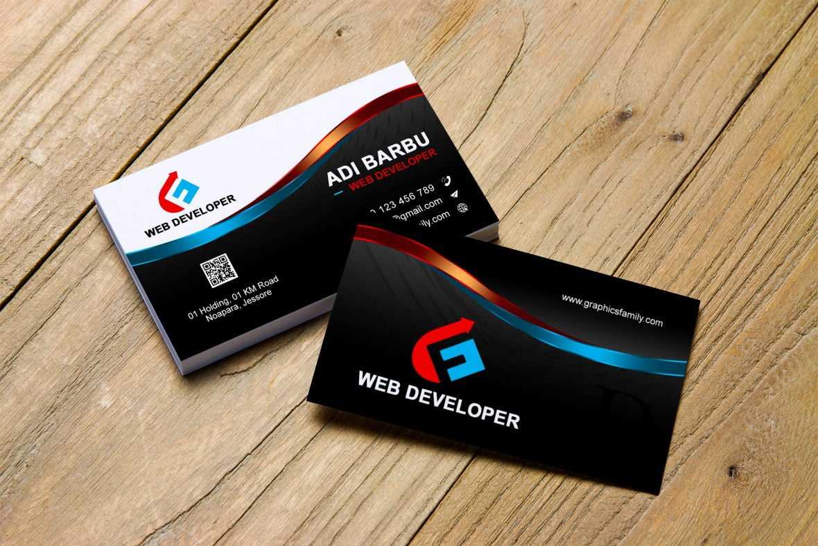 Web Developer Business Card Design
