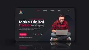 Website Landing Page Design-Home Page