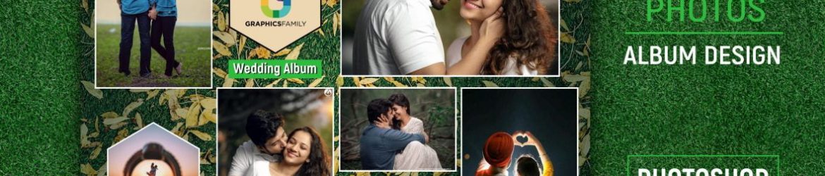 Wedding Album Design Free PSD