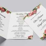 Wedding Program Bi Fold Template - Download Grátis Wedding Program Bi Fold Template