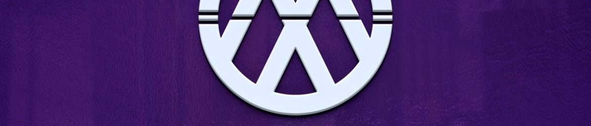 White 3D Logo Mockup on Violet Surface