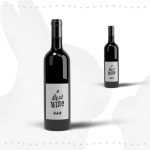 Wine Bottle PSD Mockup